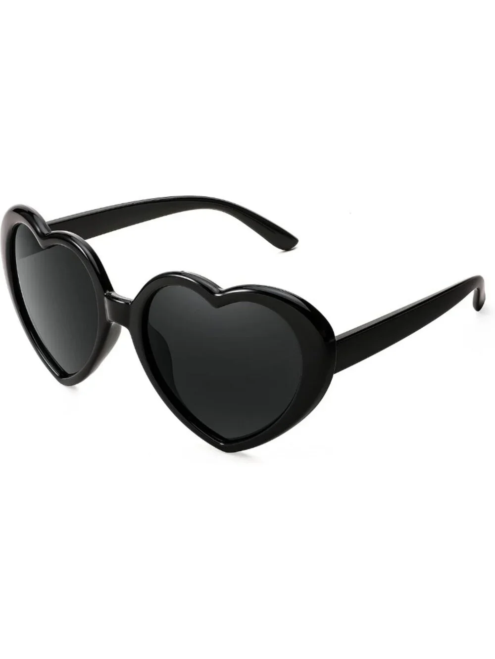 Oversized Heart Shaped Polarized Sunglasses - Vintage Love Eyewear for Women